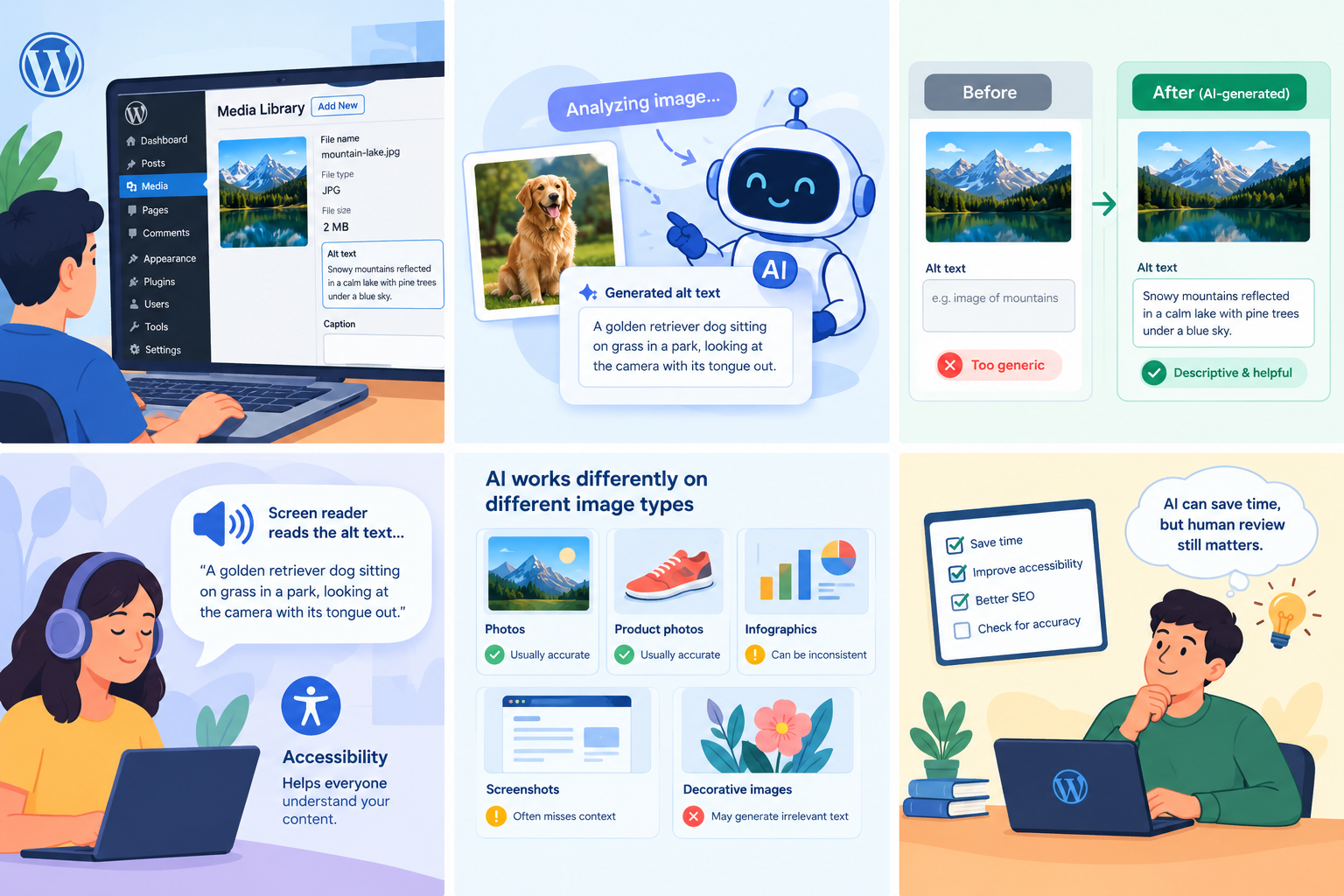 sample image of ai alt text wordpress